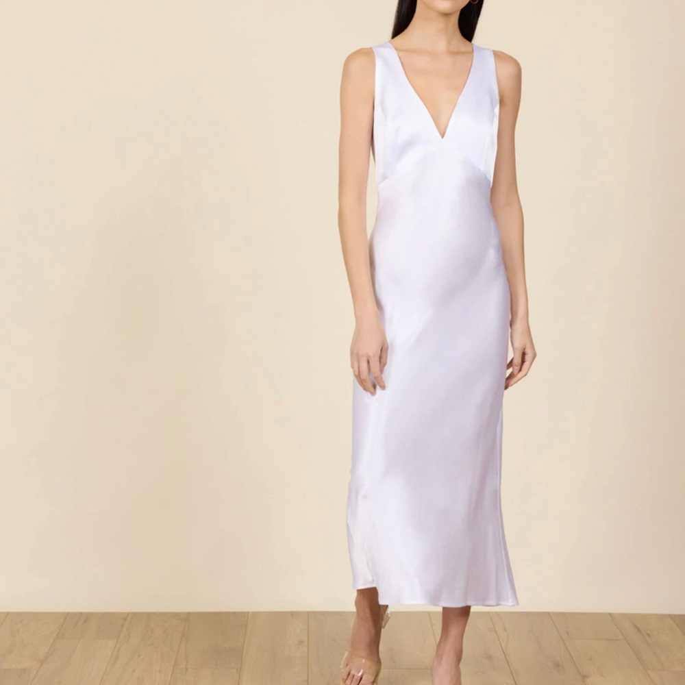 Park & Fifth Fremont White Midi Dress